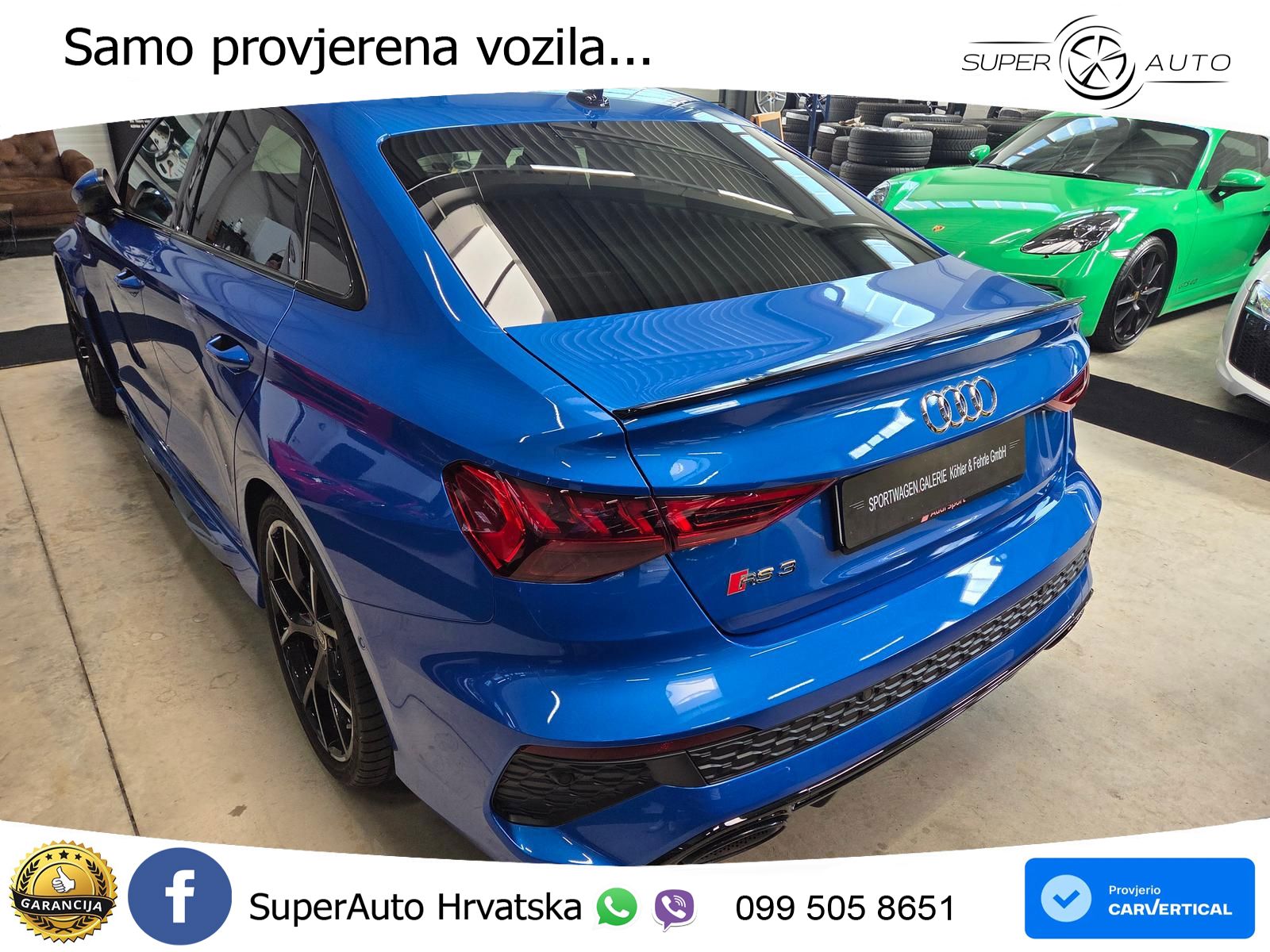 Audi RS3 Sedan 2.5 TFSI (400 KS) quattro S tronic LED+GR SJED+ACC