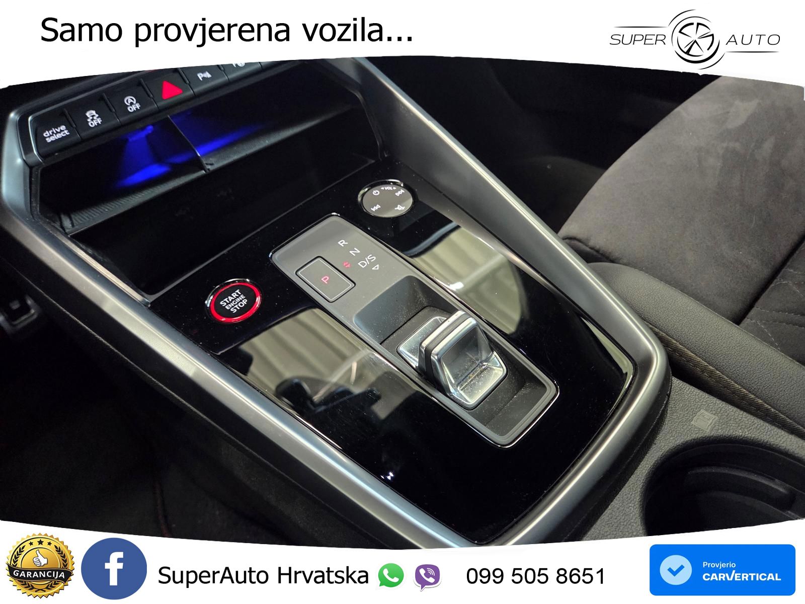 Audi RS3 Sedan 2.5 TFSI (400 KS) quattro S tronic LED+GR SJED+ACC