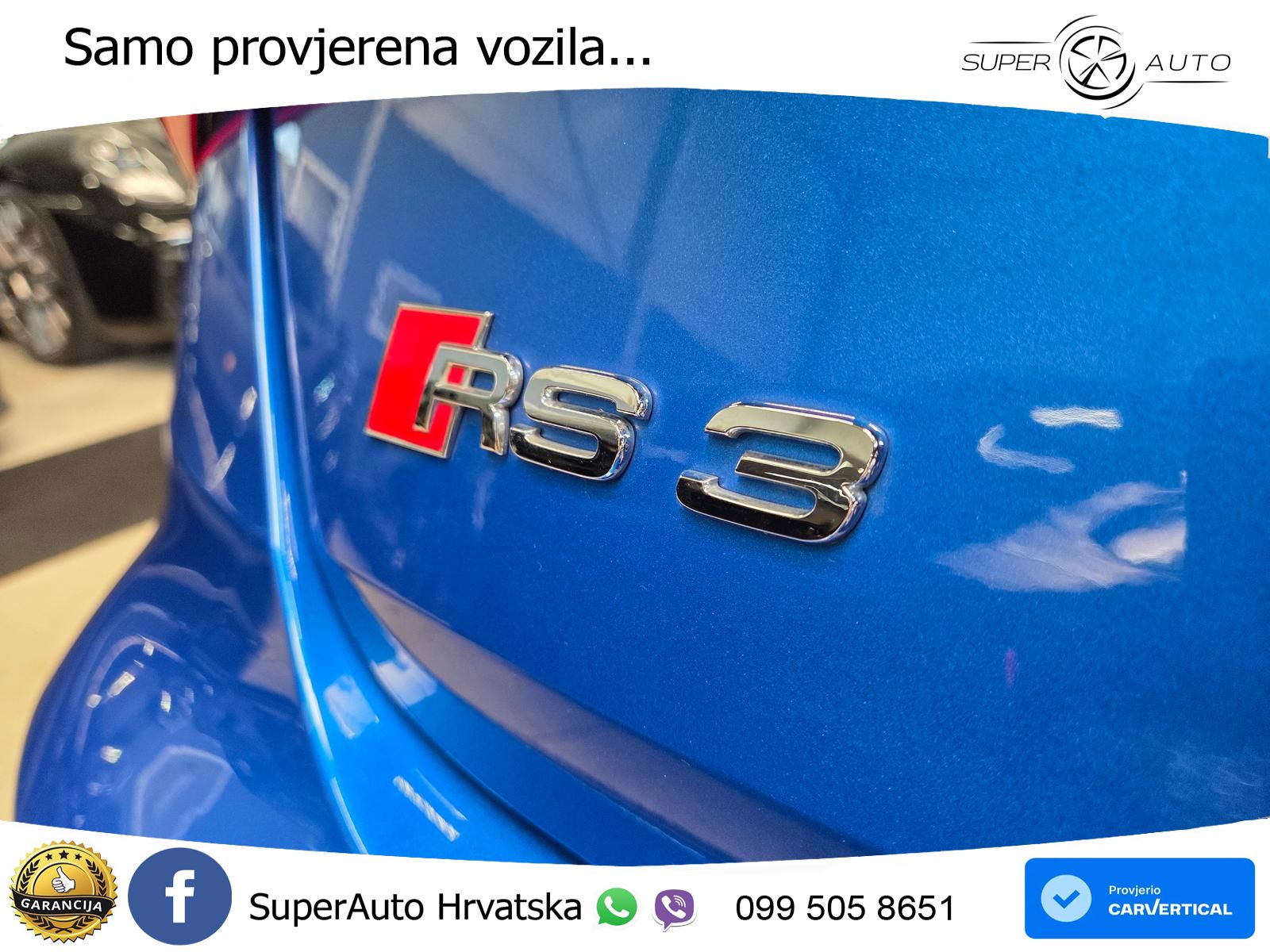Audi RS3 Sedan 2.5 TFSI (400 KS) quattro S tronic LED+GR SJED+ACC