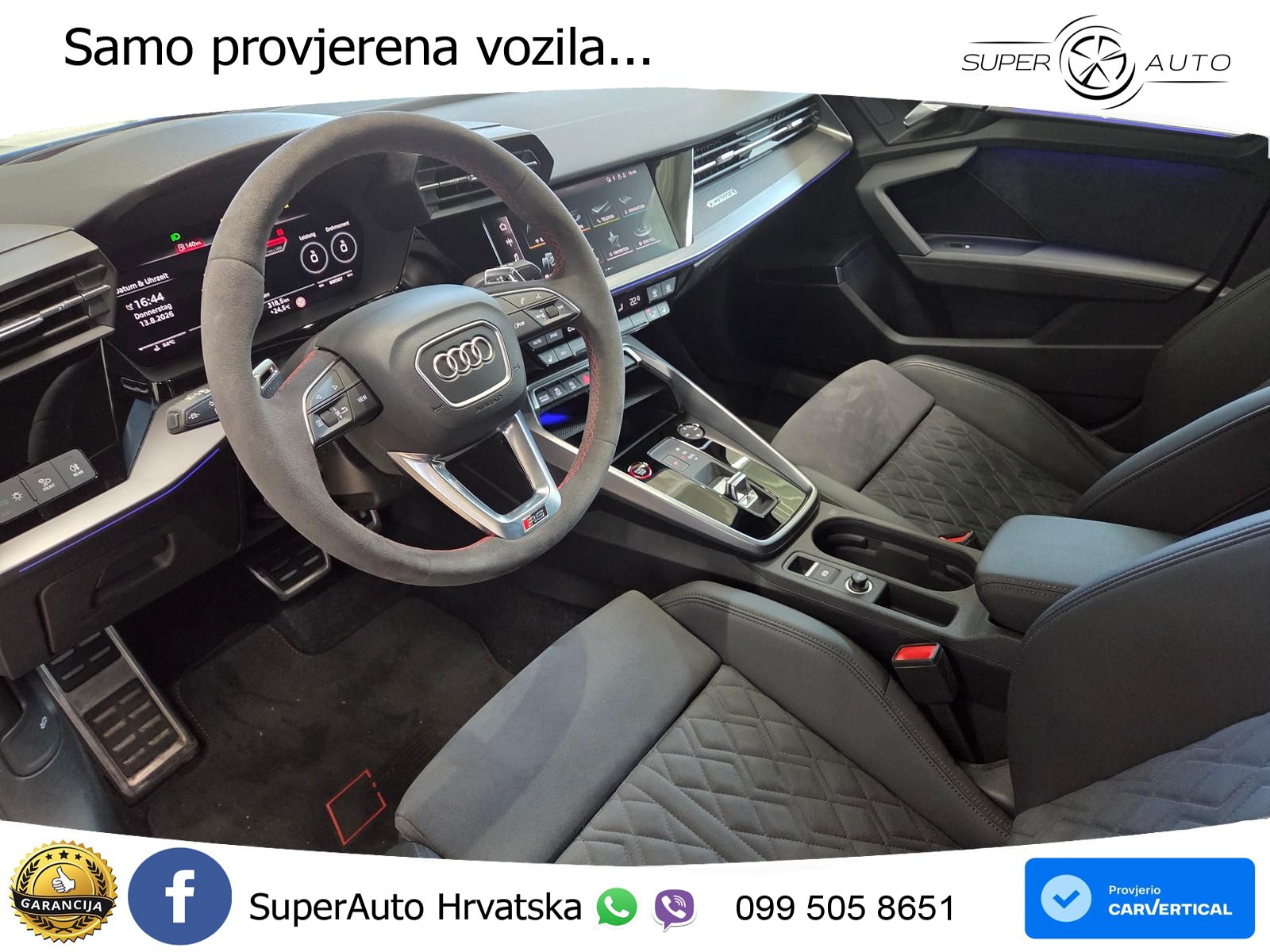 Audi RS3 Sedan 2.5 TFSI (400 KS) quattro S tronic LED+GR SJED+ACC