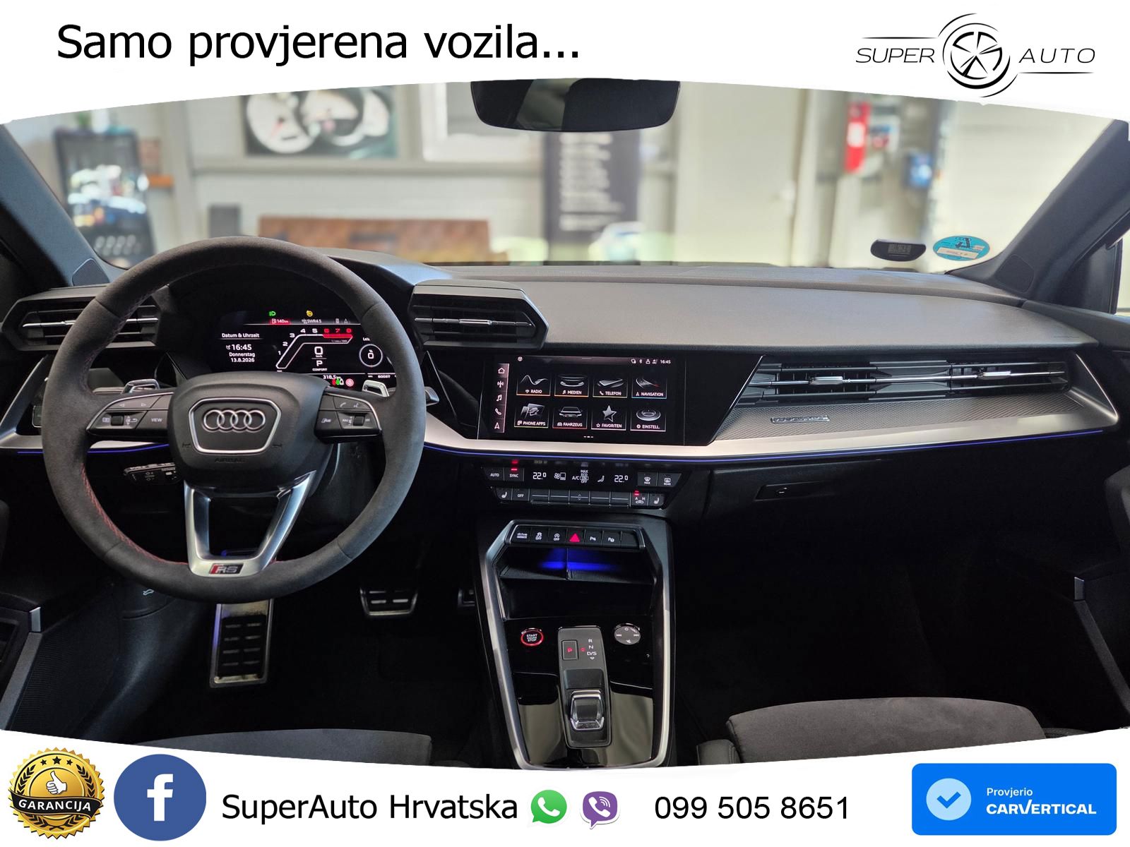 Audi RS3 Sedan 2.5 TFSI (400 KS) quattro S tronic LED+GR SJED+ACC