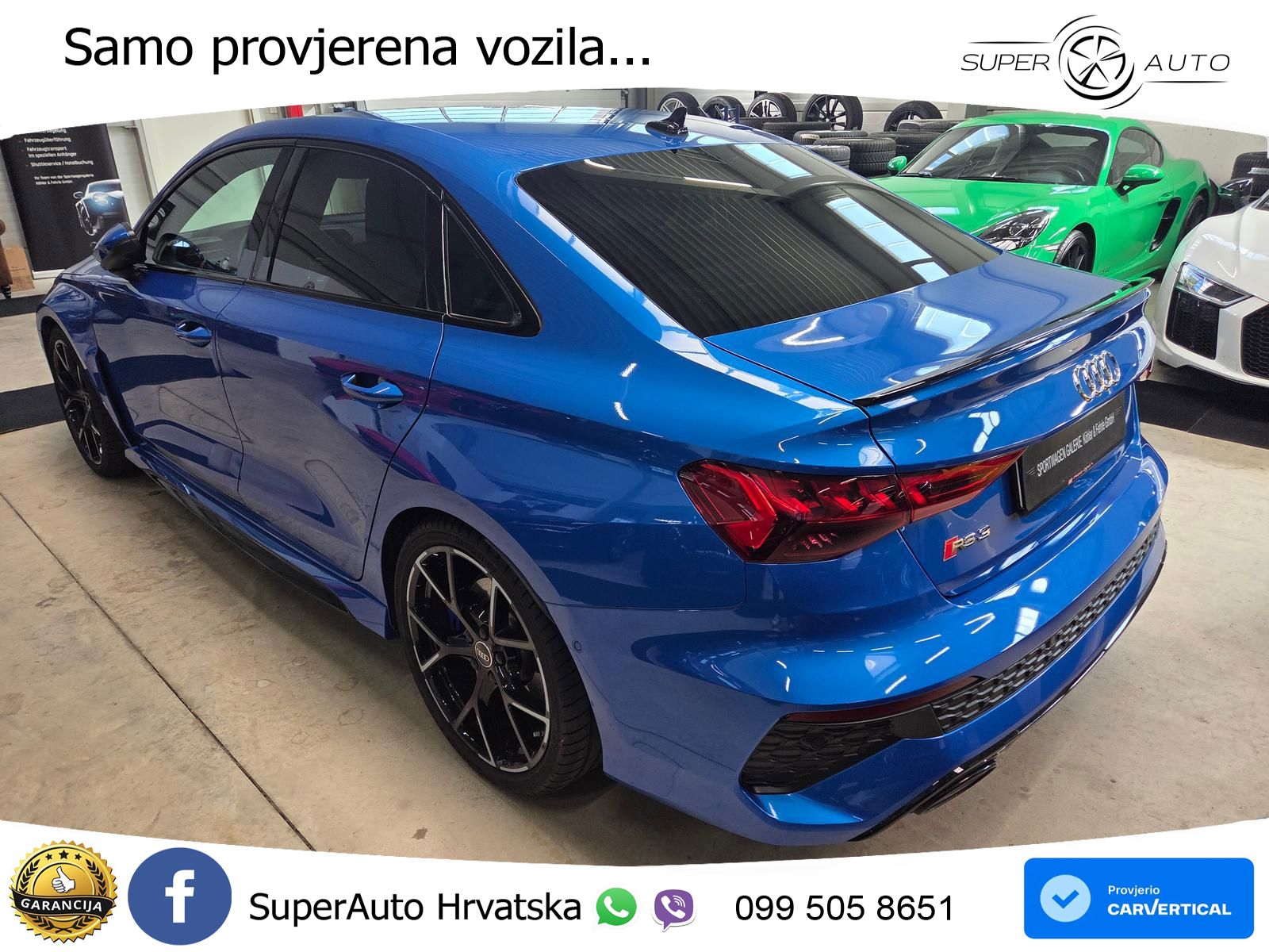 Audi RS3 Sedan 2.5 TFSI (400 KS) quattro S tronic LED+GR SJED+ACC