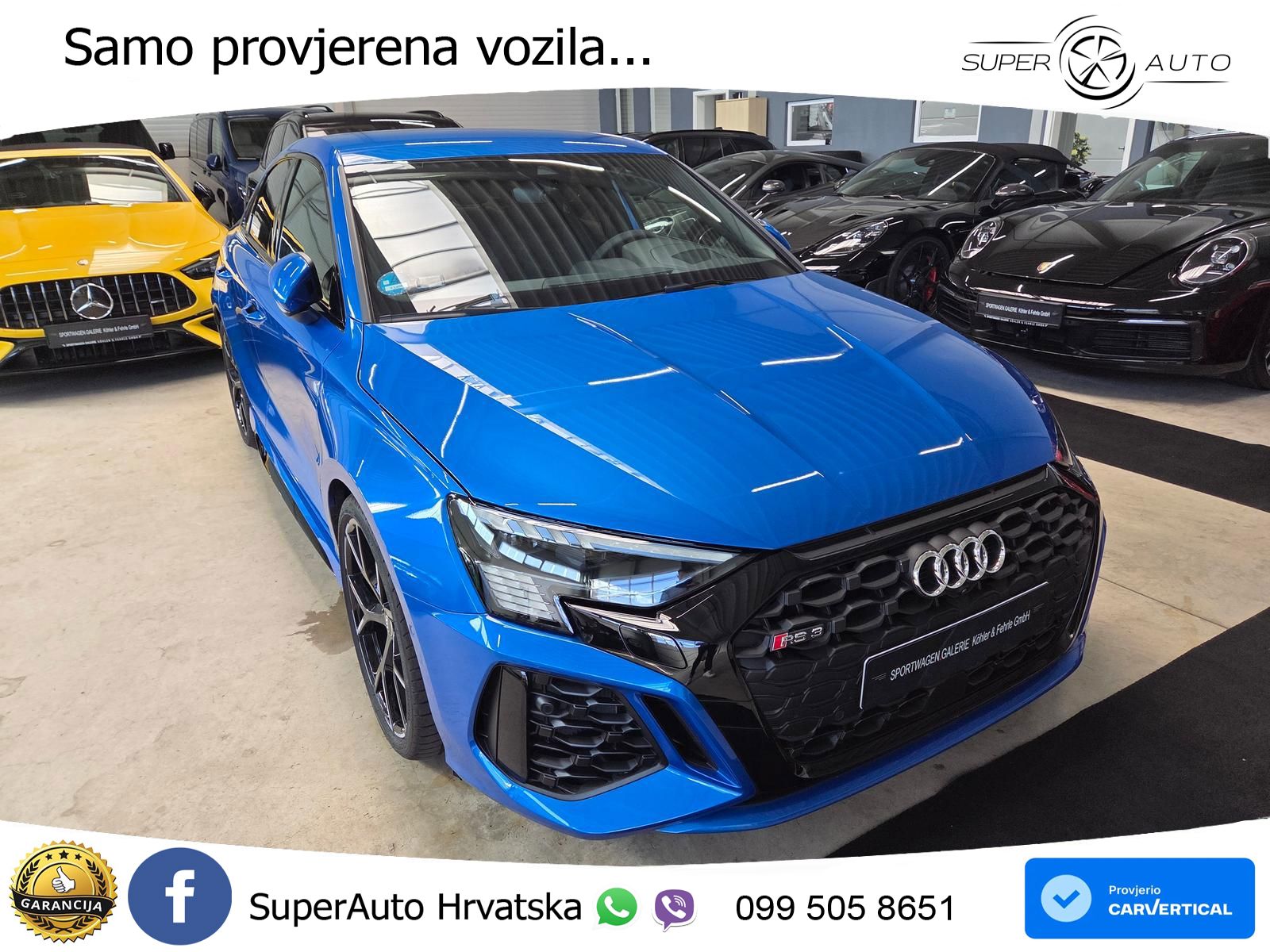 Audi RS3 Sedan 2.5 TFSI (400 KS) quattro S tronic LED+GR SJED+ACC