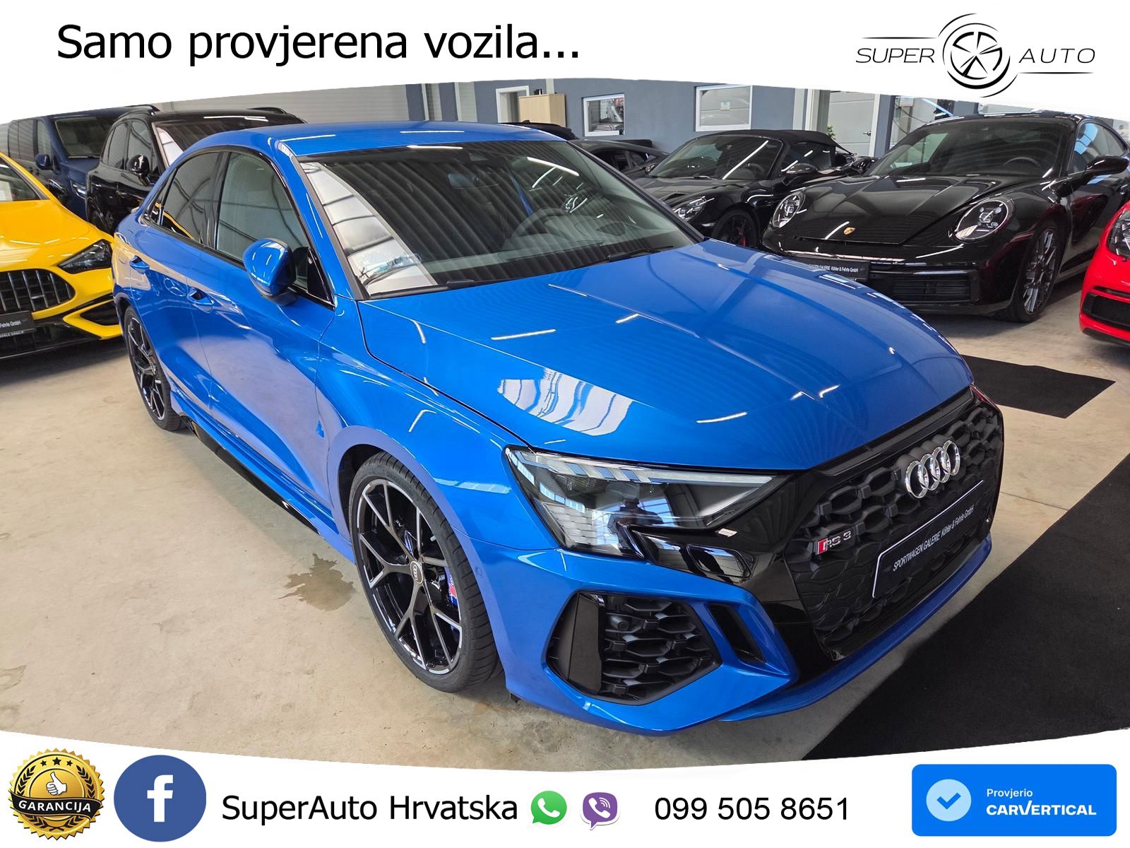 Audi RS3 Sedan 2.5 TFSI (400 KS) quattro S tronic LED+GR SJED+ACC