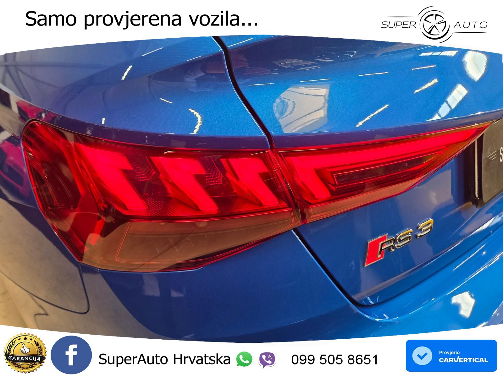 Audi RS3 Sedan 2.5 TFSI (400 KS) quattro S tronic LED+GR SJED+ACC