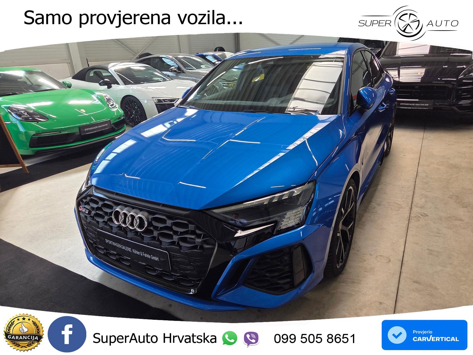 Audi RS3 Sedan 2.5 TFSI (400 KS) quattro S tronic LED+GR SJED+ACC