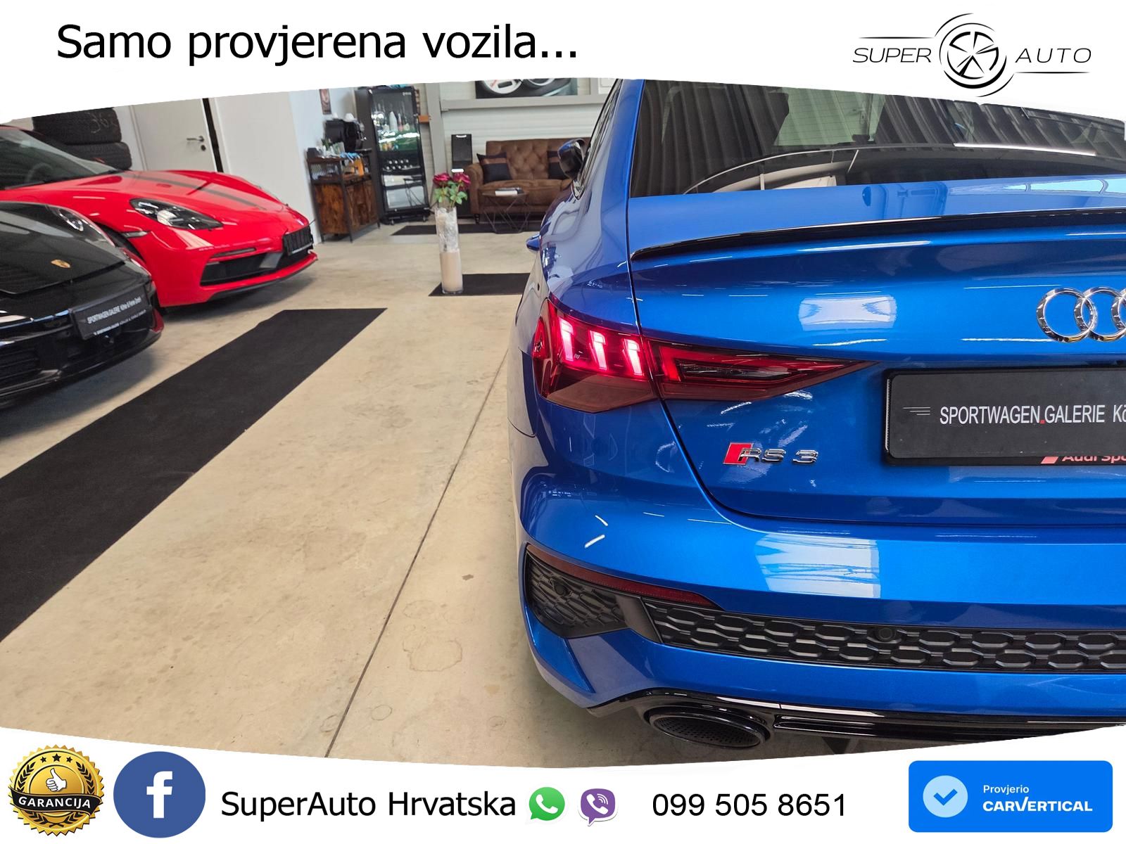 Audi RS3 Sedan 2.5 TFSI (400 KS) quattro S tronic LED+GR SJED+ACC