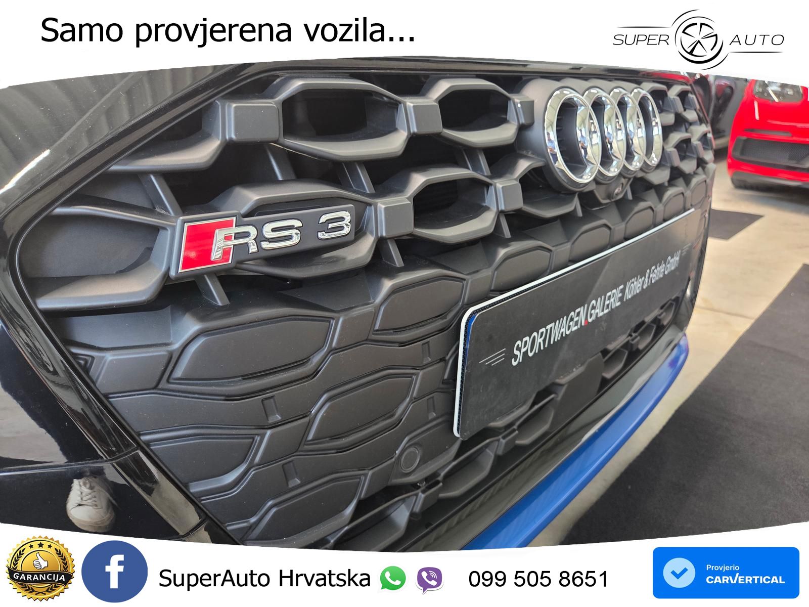 Audi RS3 Sedan 2.5 TFSI (400 KS) quattro S tronic LED+GR SJED+ACC