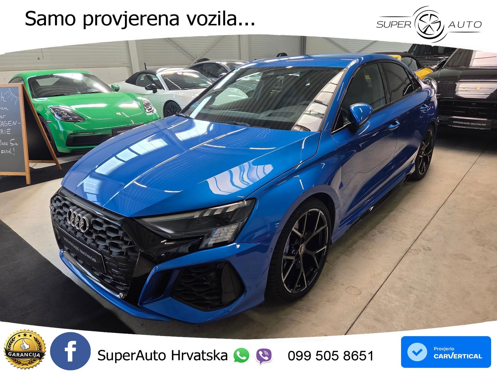 Audi RS3 Sedan 2.5 TFSI (400 KS) quattro S tronic LED+GR SJED+ACC