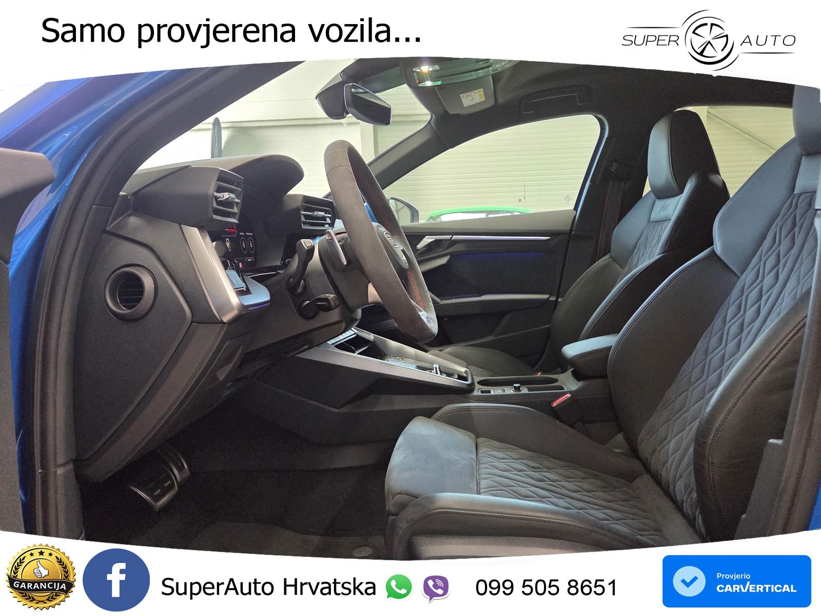 Audi RS3 Sedan 2.5 TFSI (400 KS) quattro S tronic LED+GR SJED+ACC
