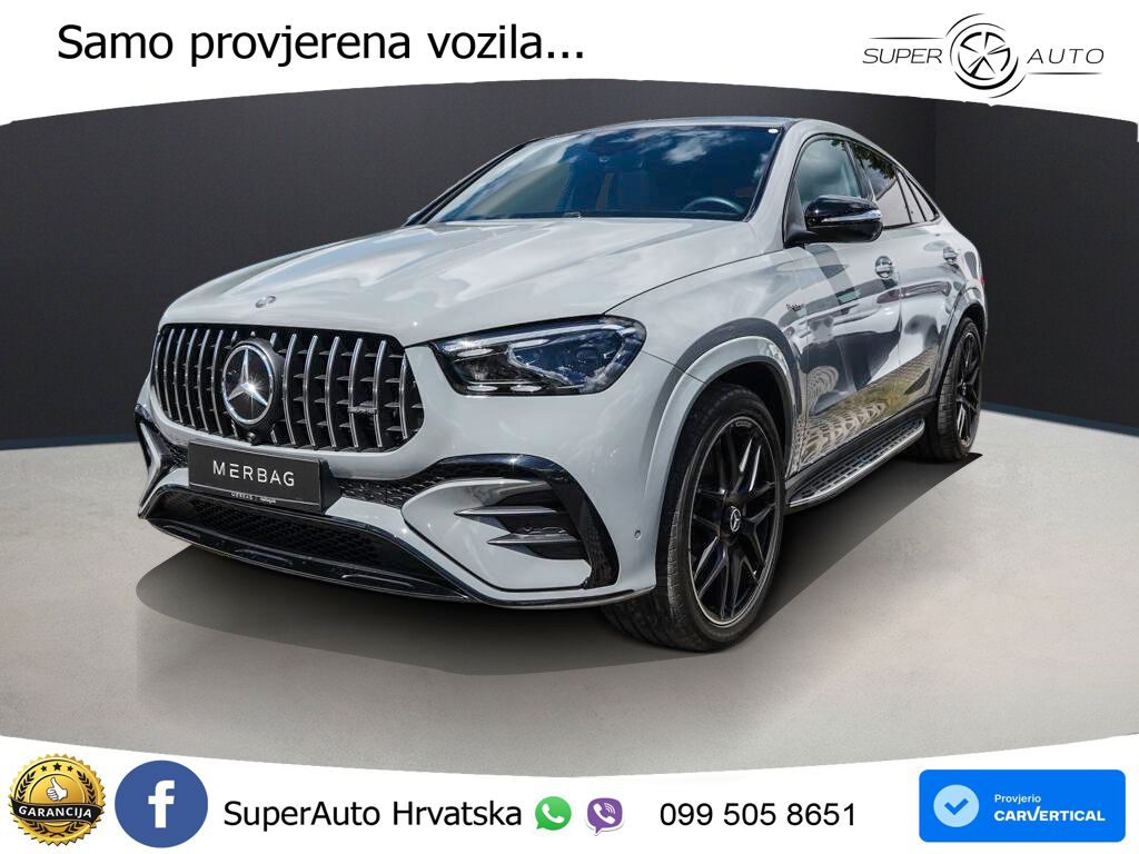 Mercedes AMG GLE Coupe 53 (435 KS) EQ Boost 4MATIC+ AMG SPEEDSHIFT TCT 9G LED+GR SJED+ACC