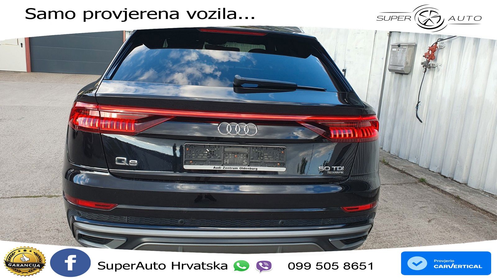 Audi Q8 50 TDI V6 (286 KS) quattro Tiptronic