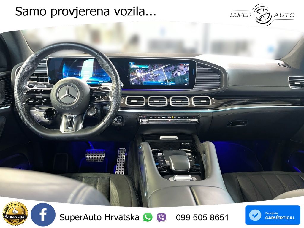 Mercedes AMG GLE 63 S V8 (612 KS) EQ Boost 4MATIC+ AMG SPEEDSHIFT TCT 9G LED+GR SJED+ACC