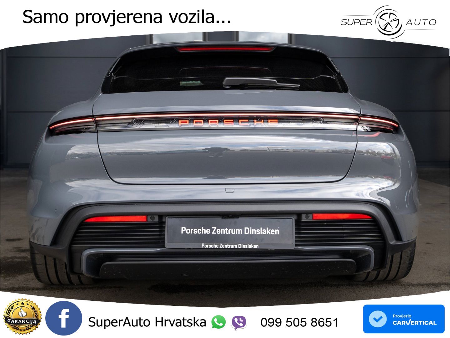 Porsche Taycan Sport Turismo 4S 105 kWh (598 KS)