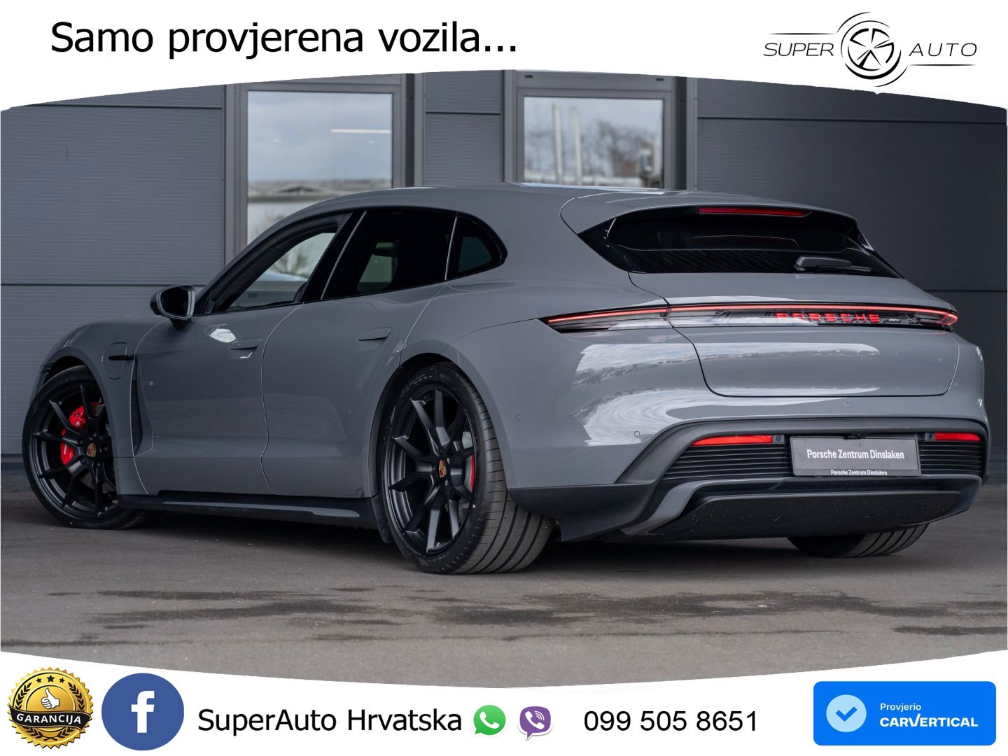 Porsche Taycan Sport Turismo 4S 105 kWh (598 KS)
