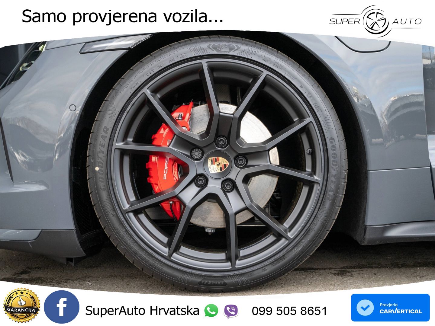 Porsche Taycan Sport Turismo 4S 105 kWh (598 KS)