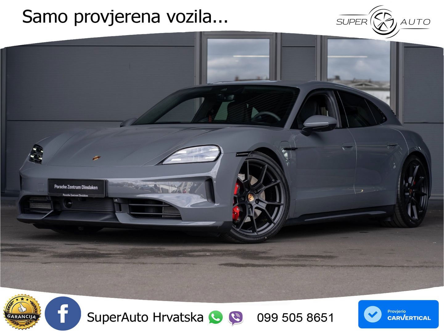 Porsche Taycan Sport Turismo 4S 105 kWh (598 KS)