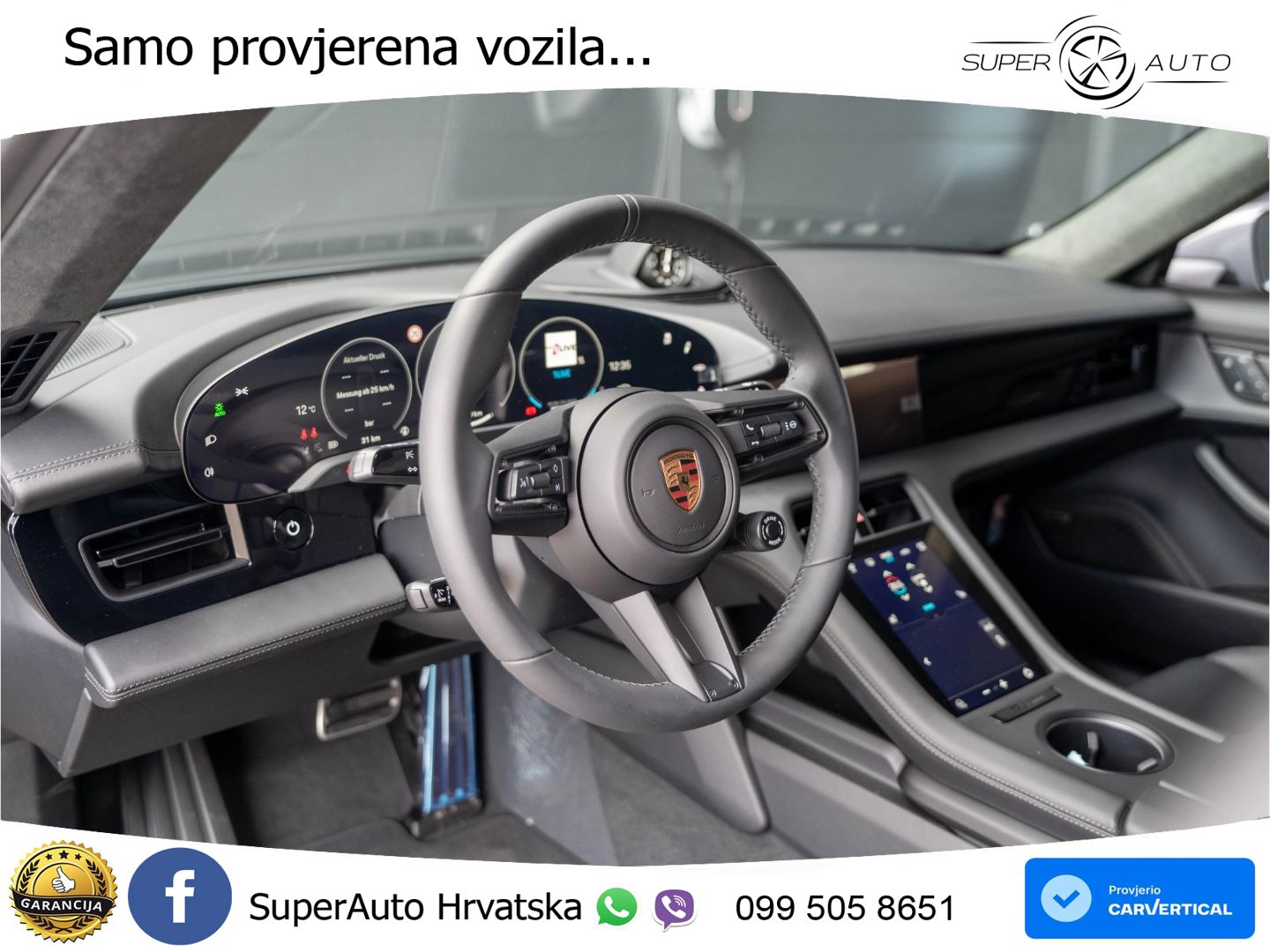 Porsche Taycan Sport Turismo 4S 105 kWh (598 KS)