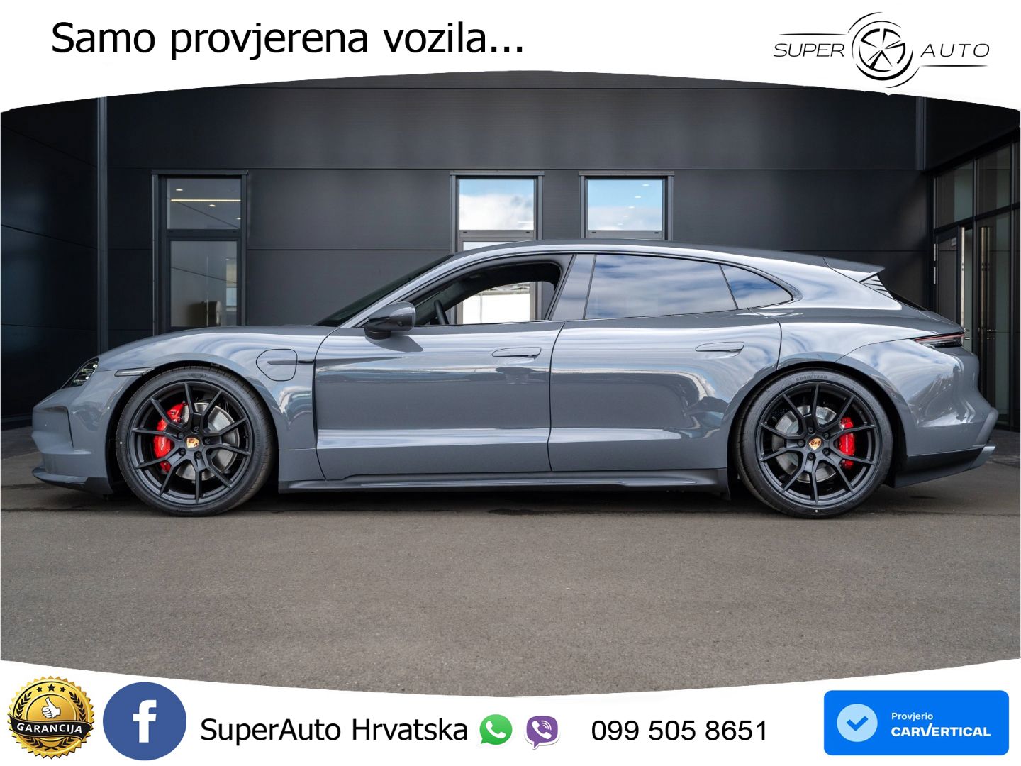Porsche Taycan Sport Turismo 4S 105 kWh (598 KS)