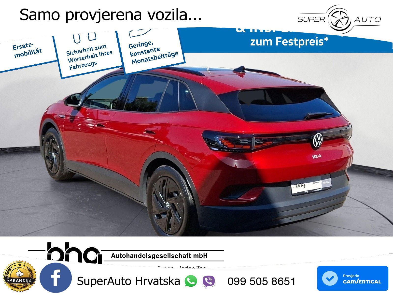 Volkswagen ID.4 Pro Performance 82 kWh (204 KS)