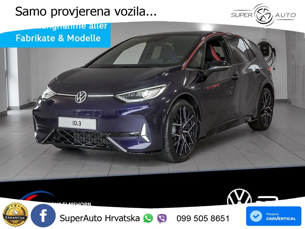 Volkswagen ID.3 GTX Performance 84 kWh (326 KS) LED+GR SJED+ACC