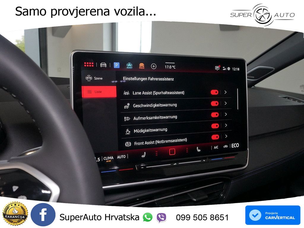 Volkswagen ID.3 GTX Performance 84 kWh (326 KS) LED+GR SJED+ACC