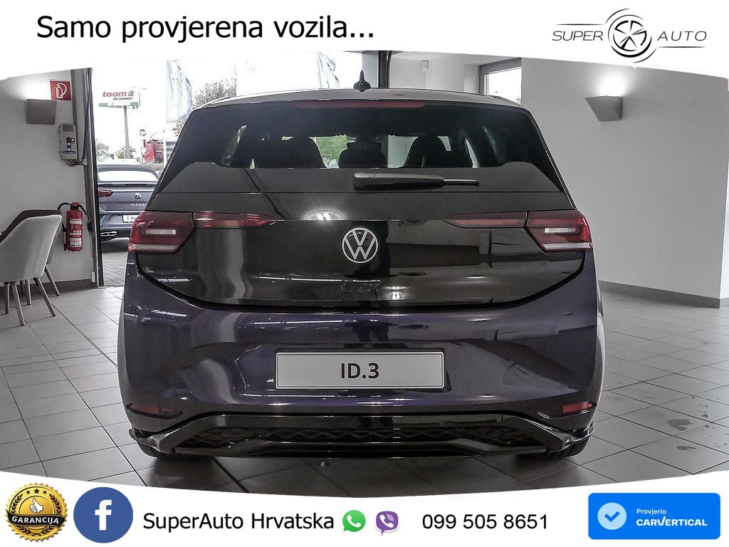 Volkswagen ID.3 GTX Performance 84 kWh (326 KS) LED+GR SJED+ACC