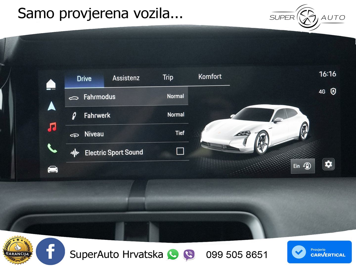 Porsche Taycan Sport Turismo 105 kWh (435 KS)