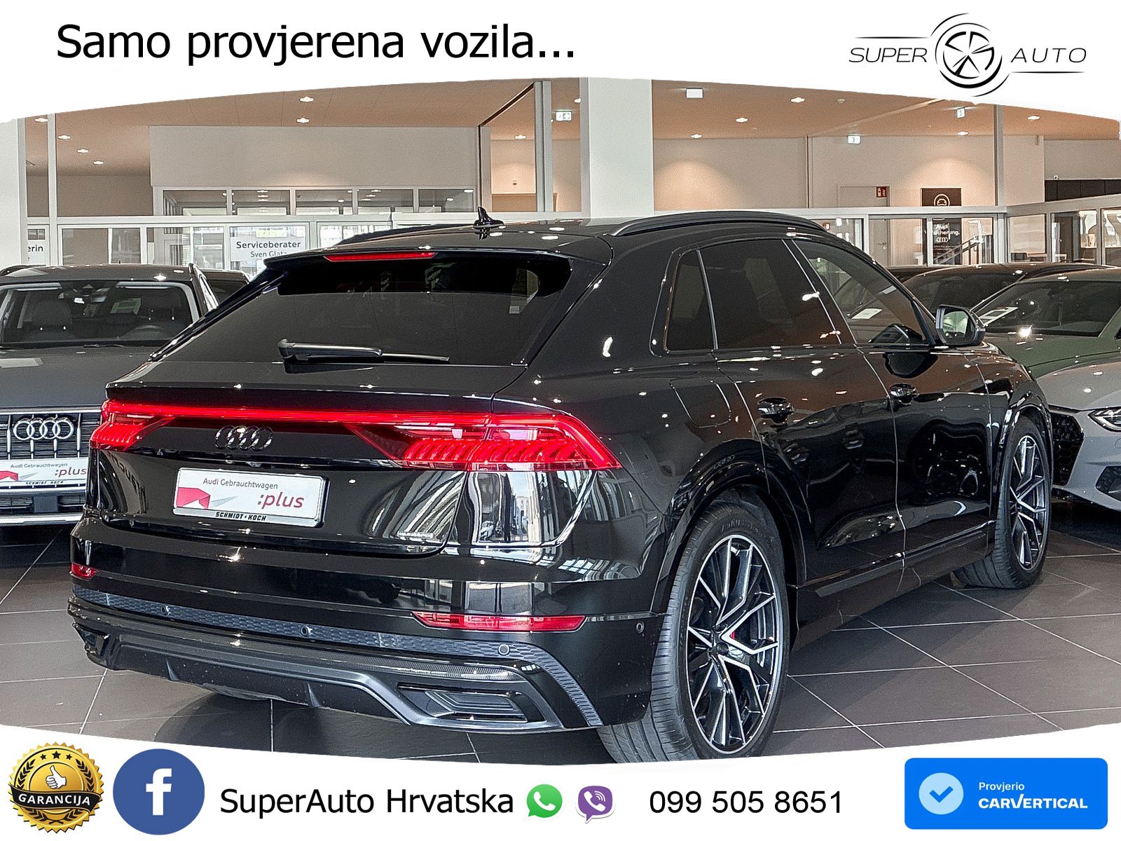 Audi Q8 50 TDI V6 (286 KS) quattro Tiptronic S line LED+GR SJED+ACC