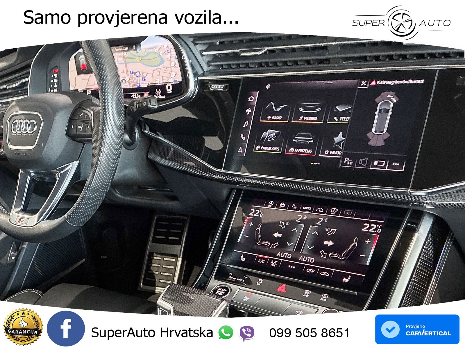 Audi Q8 50 TDI V6 (286 KS) quattro Tiptronic S line LED+GR SJED+ACC