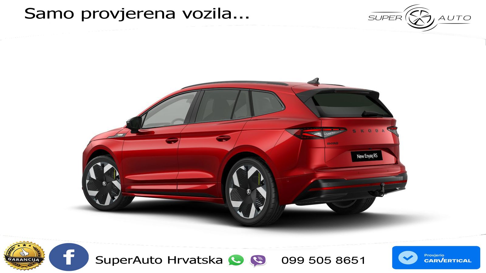 Škoda Enyaq iV RS 82 kWh (340 KS) AWD LED+GR SJED+ACC