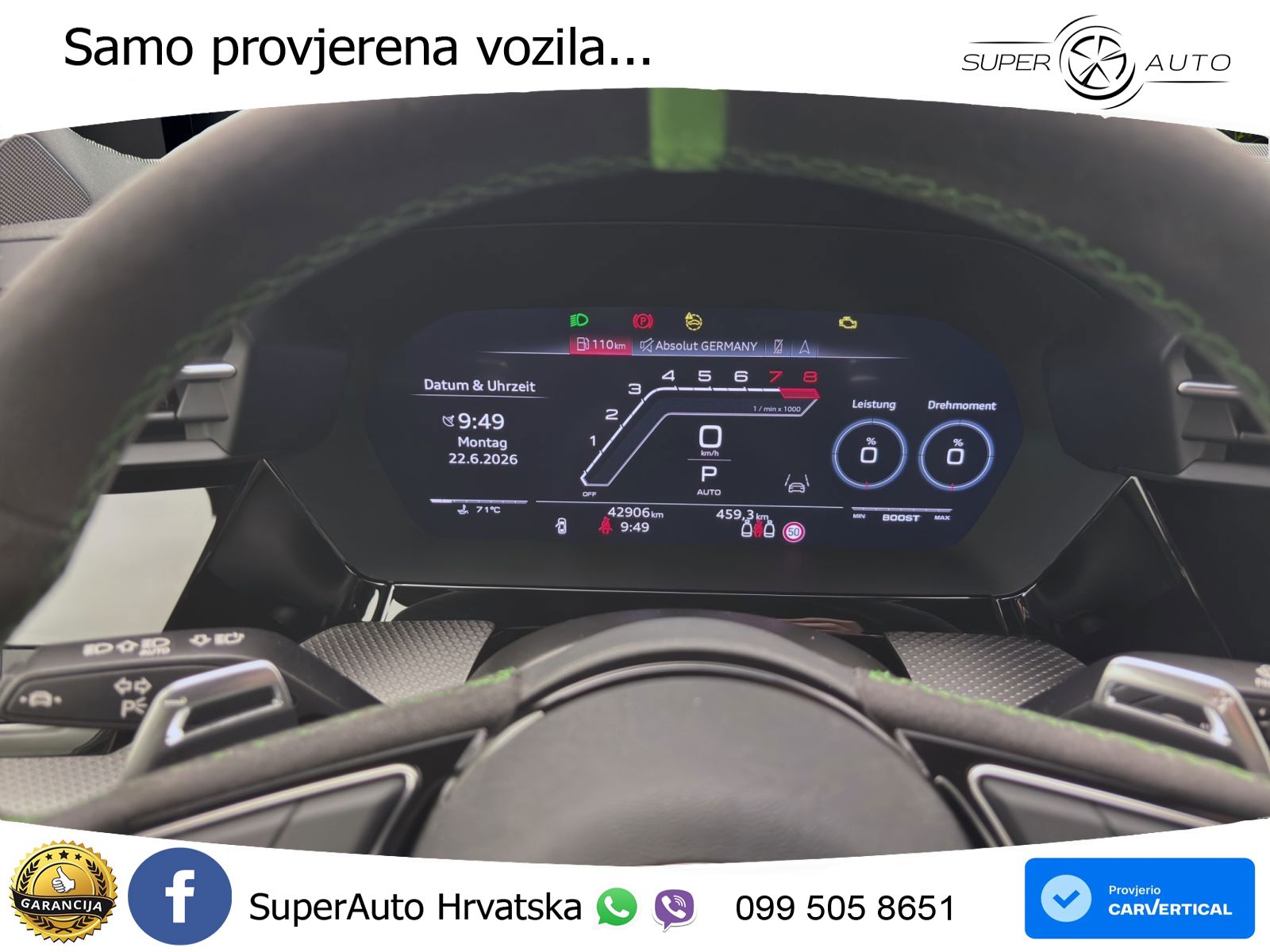 Audi RS3 Sedan 2.5 TFSI (400 KS) quattro S tronic LED+GR SJED+ACC