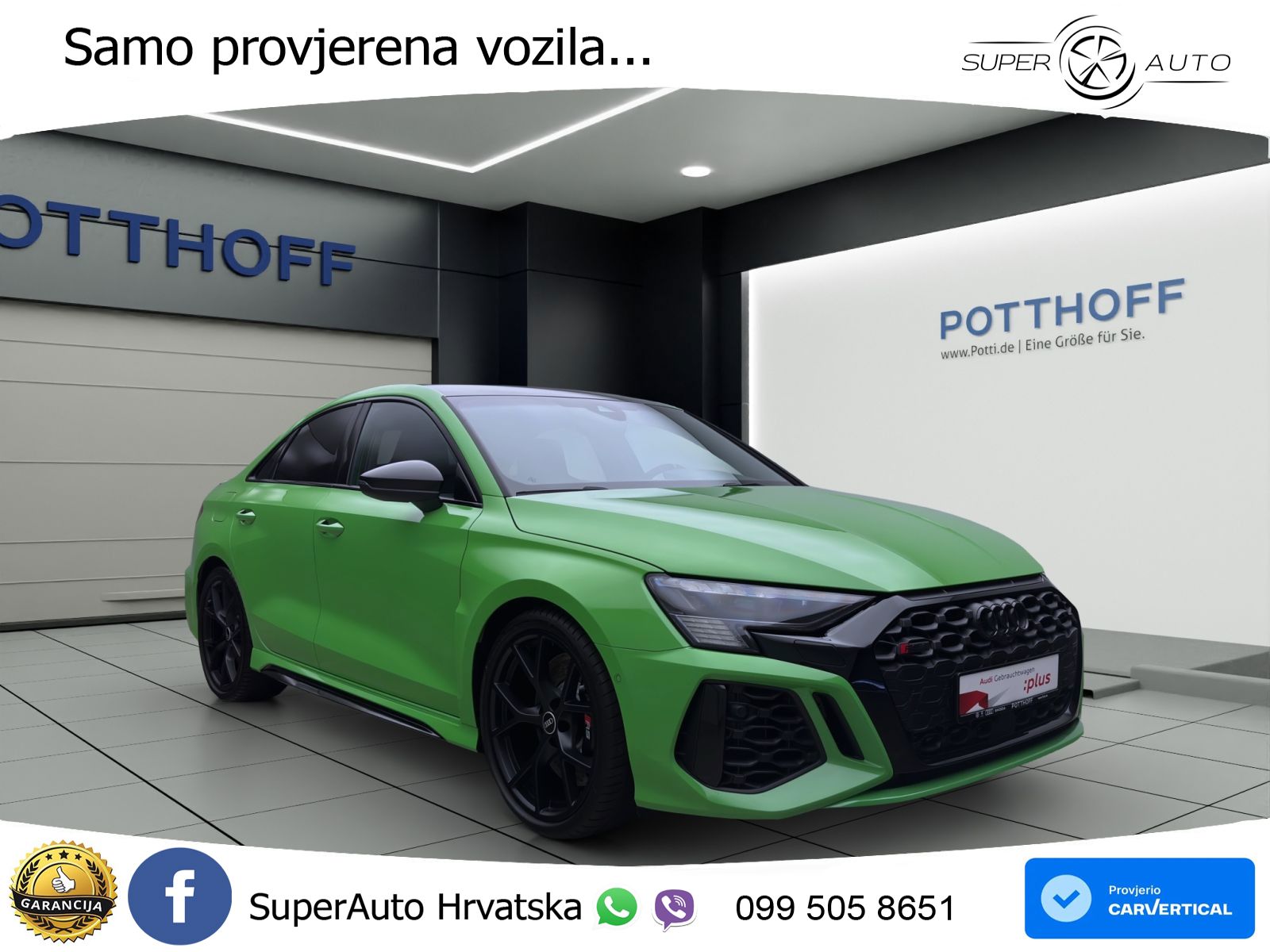Audi RS3 Sedan 2.5 TFSI (400 KS) quattro S tronic LED+GR SJED+ACC