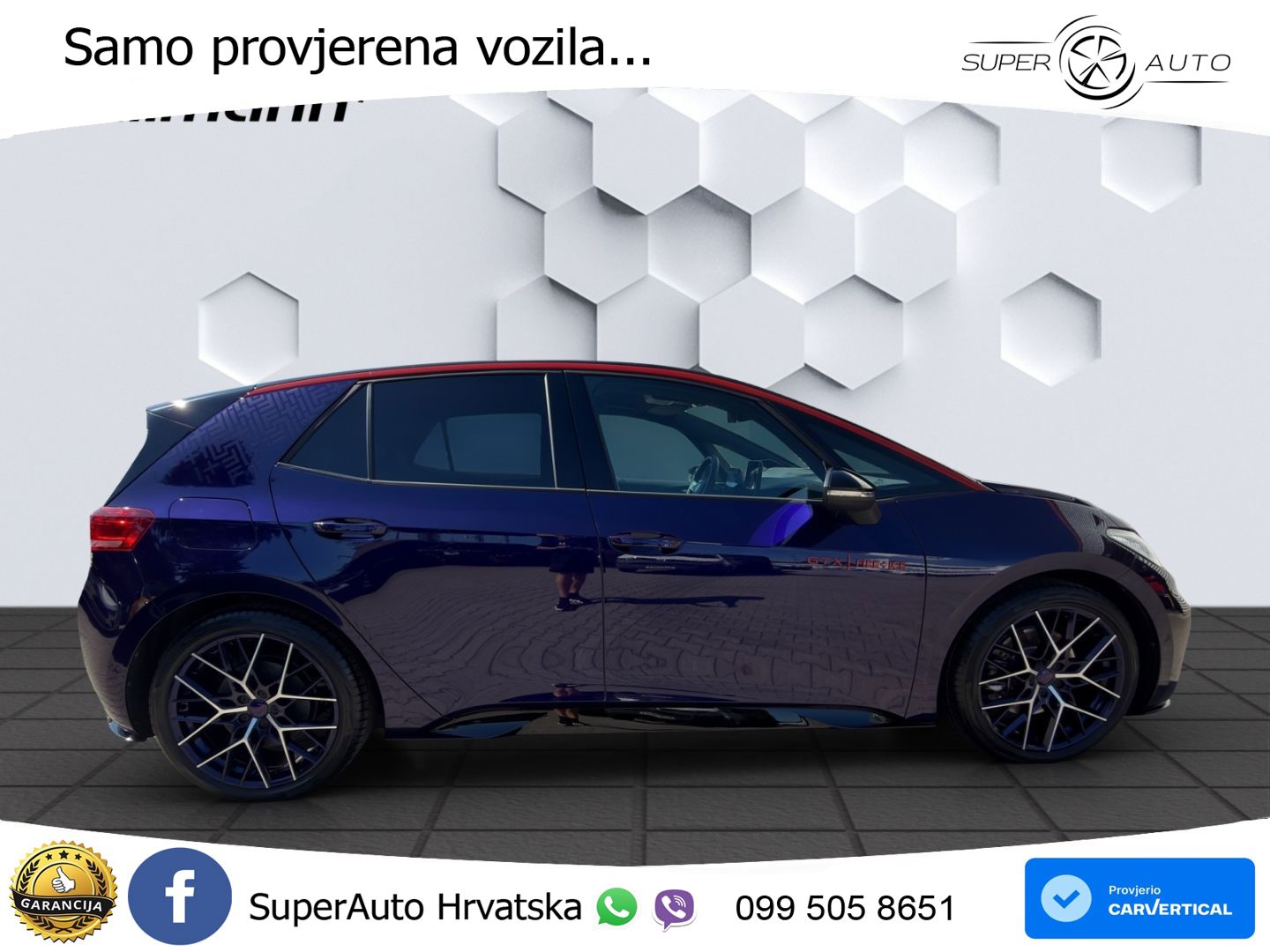 Volkswagen ID.3 GTX Performance 84 kWh (326 KS) LED+GR SJED+ACC