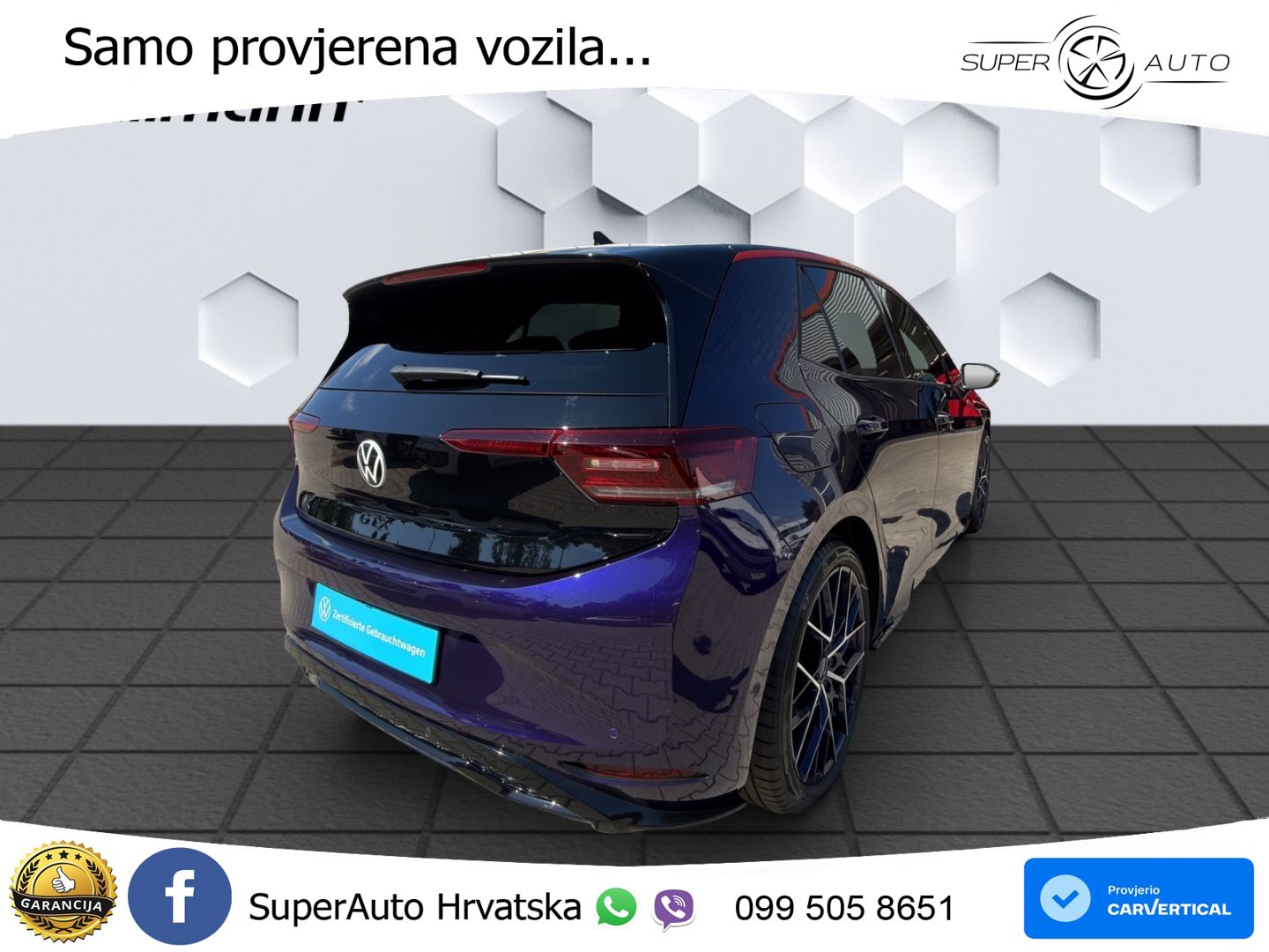 Volkswagen ID.3 GTX Performance 84 kWh (326 KS) LED+GR SJED+ACC