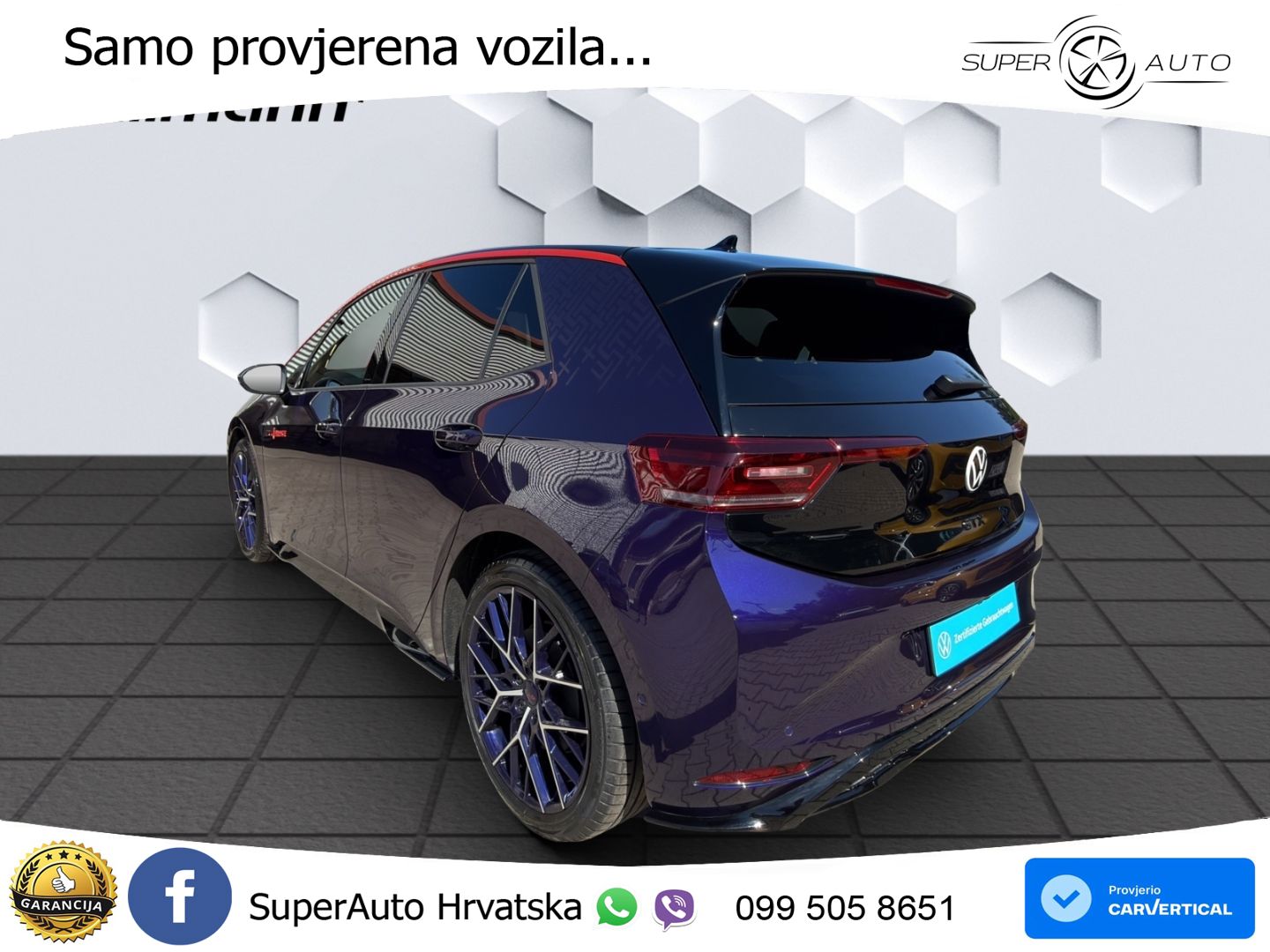 Volkswagen ID.3 GTX Performance 84 kWh (326 KS) LED+GR SJED+ACC