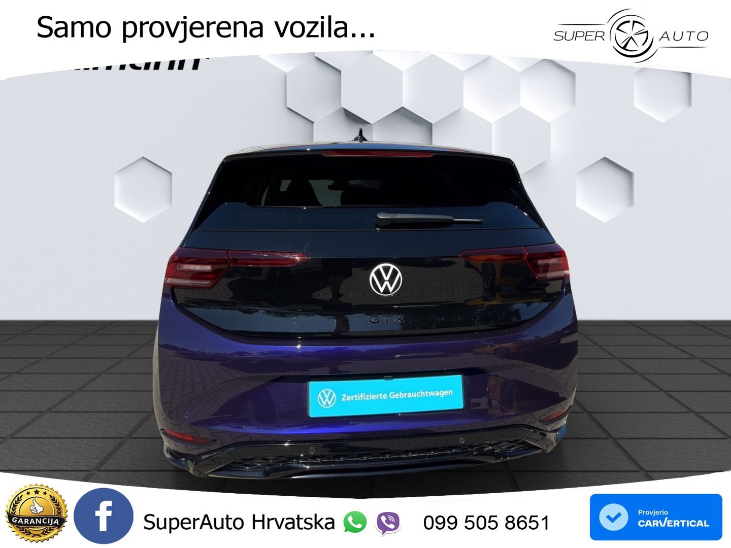 Volkswagen ID.3 GTX Performance 84 kWh (326 KS) LED+GR SJED+ACC