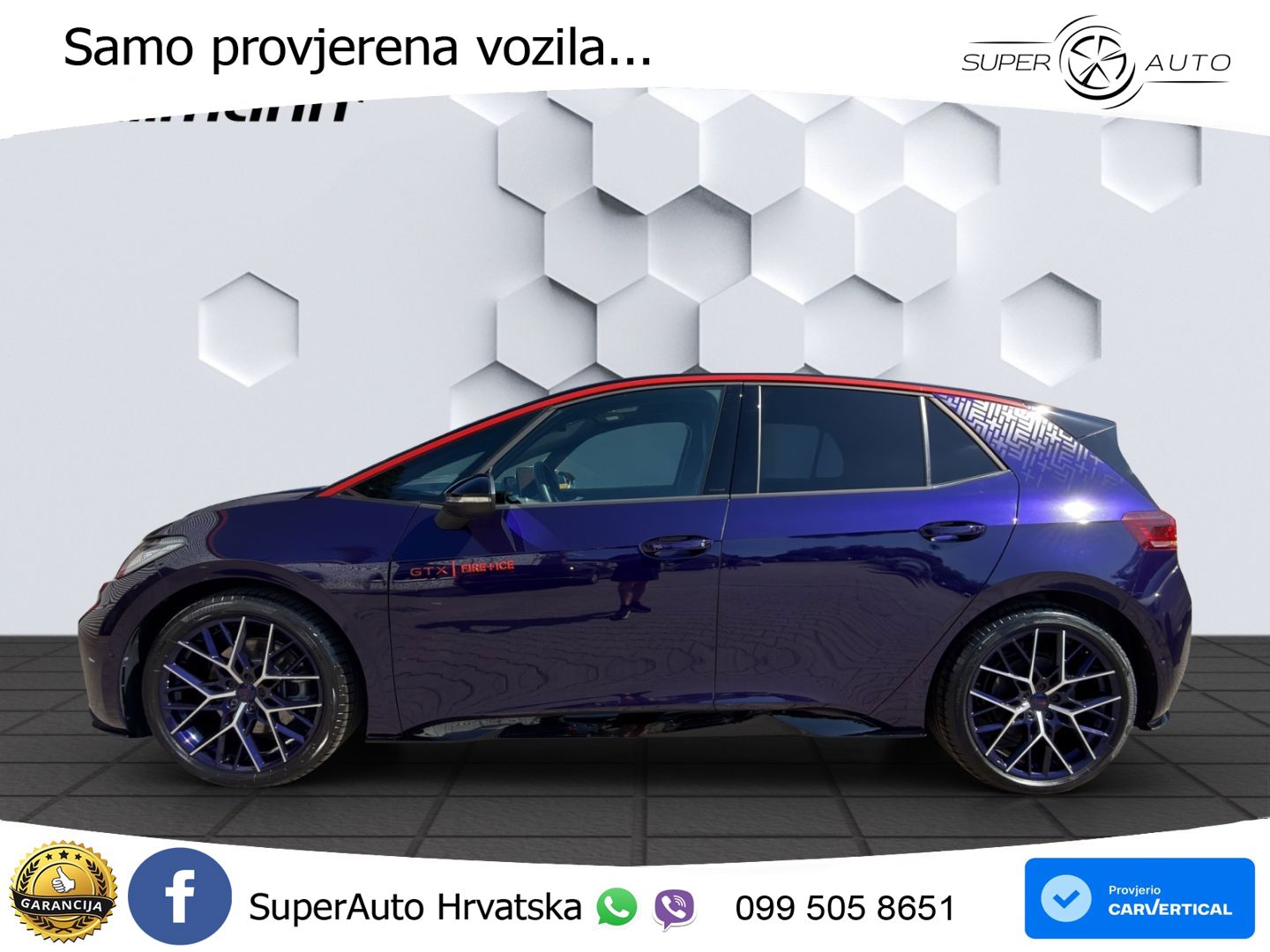 Volkswagen ID.3 GTX Performance 84 kWh (326 KS) LED+GR SJED+ACC