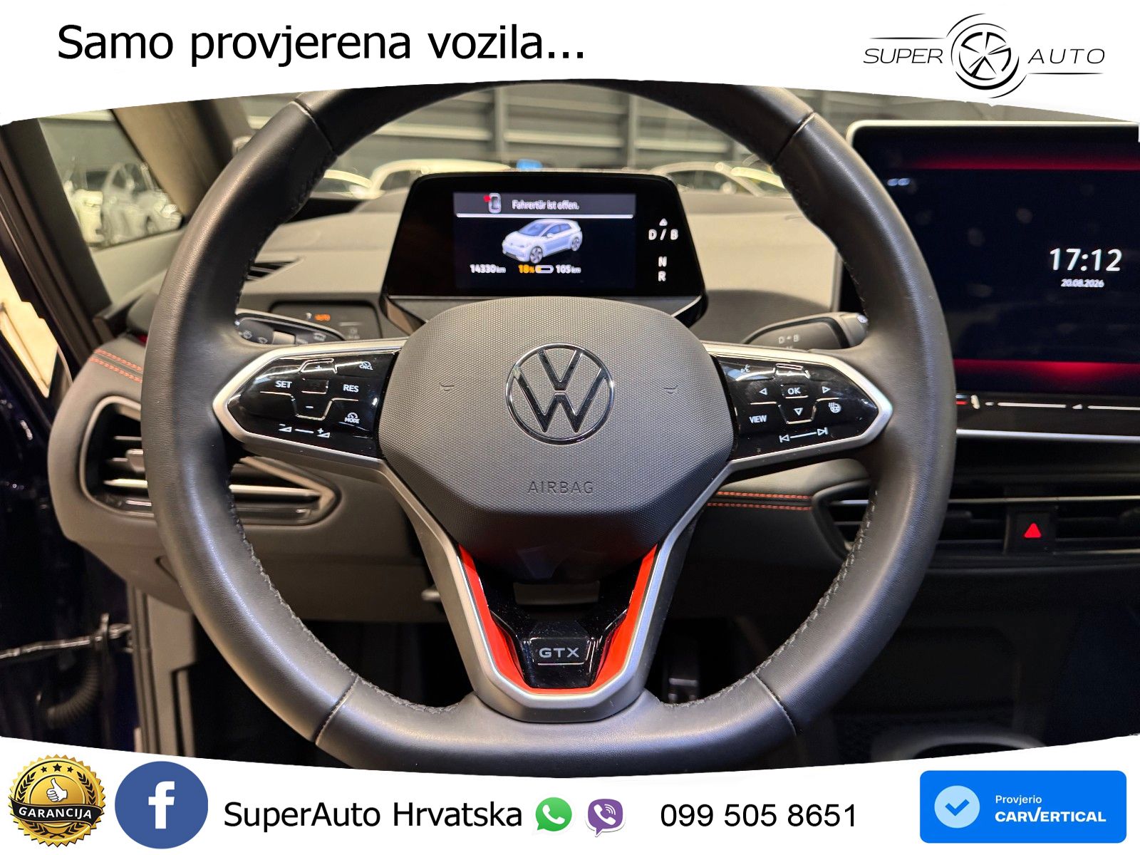 Volkswagen ID.3 GTX 84 kWh (286 KS) LED+GR SJED+ACC