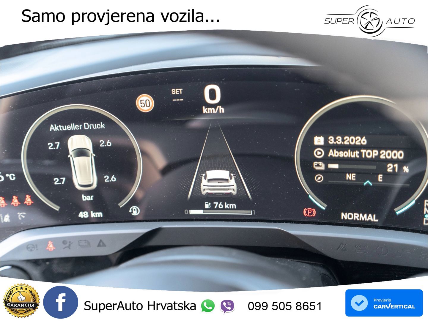 Porsche Taycan Sport Turismo 105 kWh (435 KS)