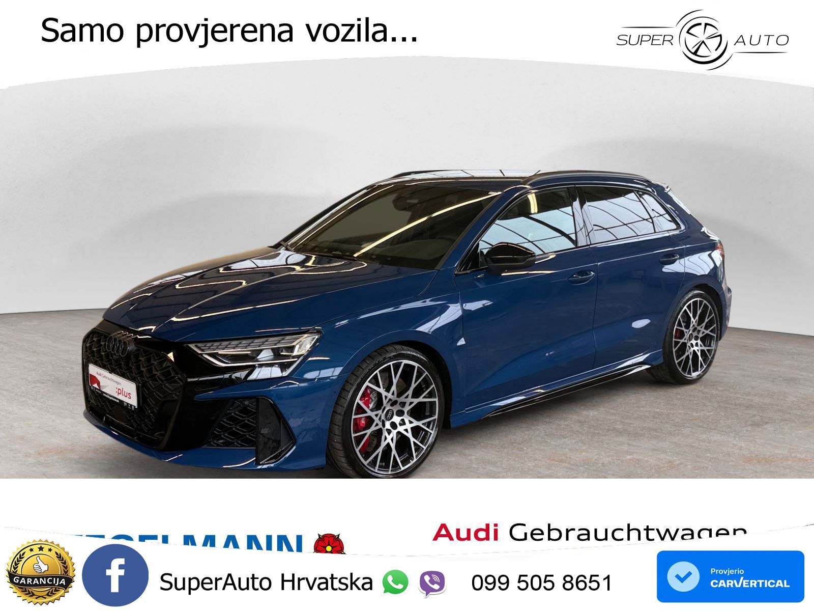 Audi RS3 Sedan 2.5 TFSI (400 KS) quattro S tronic LED+GR SJED+ACC