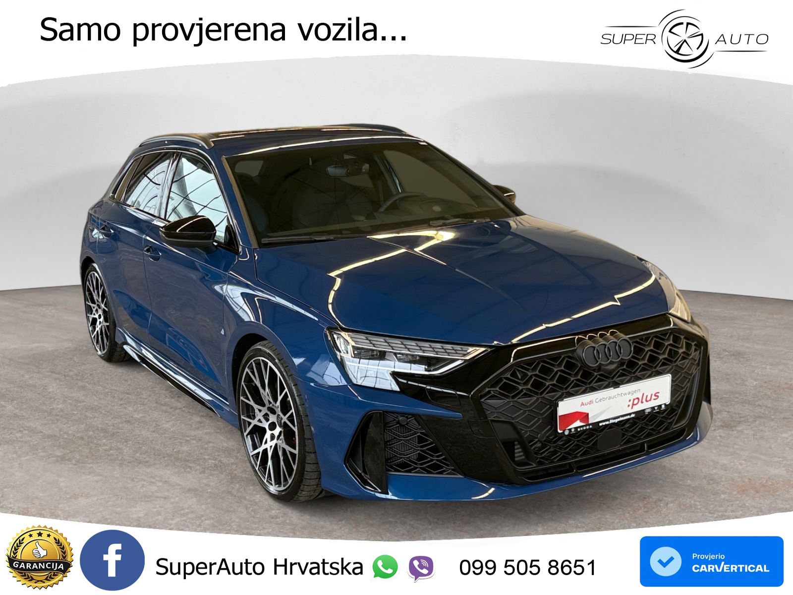 Audi RS3 Sedan 2.5 TFSI (400 KS) quattro S tronic LED+GR SJED+ACC