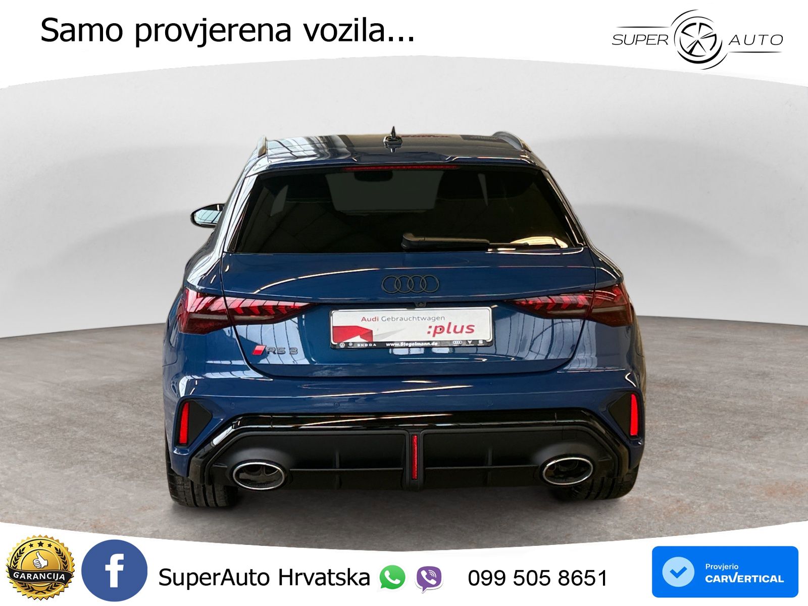 Audi RS3 Sedan 2.5 TFSI (400 KS) quattro S tronic LED+GR SJED+ACC