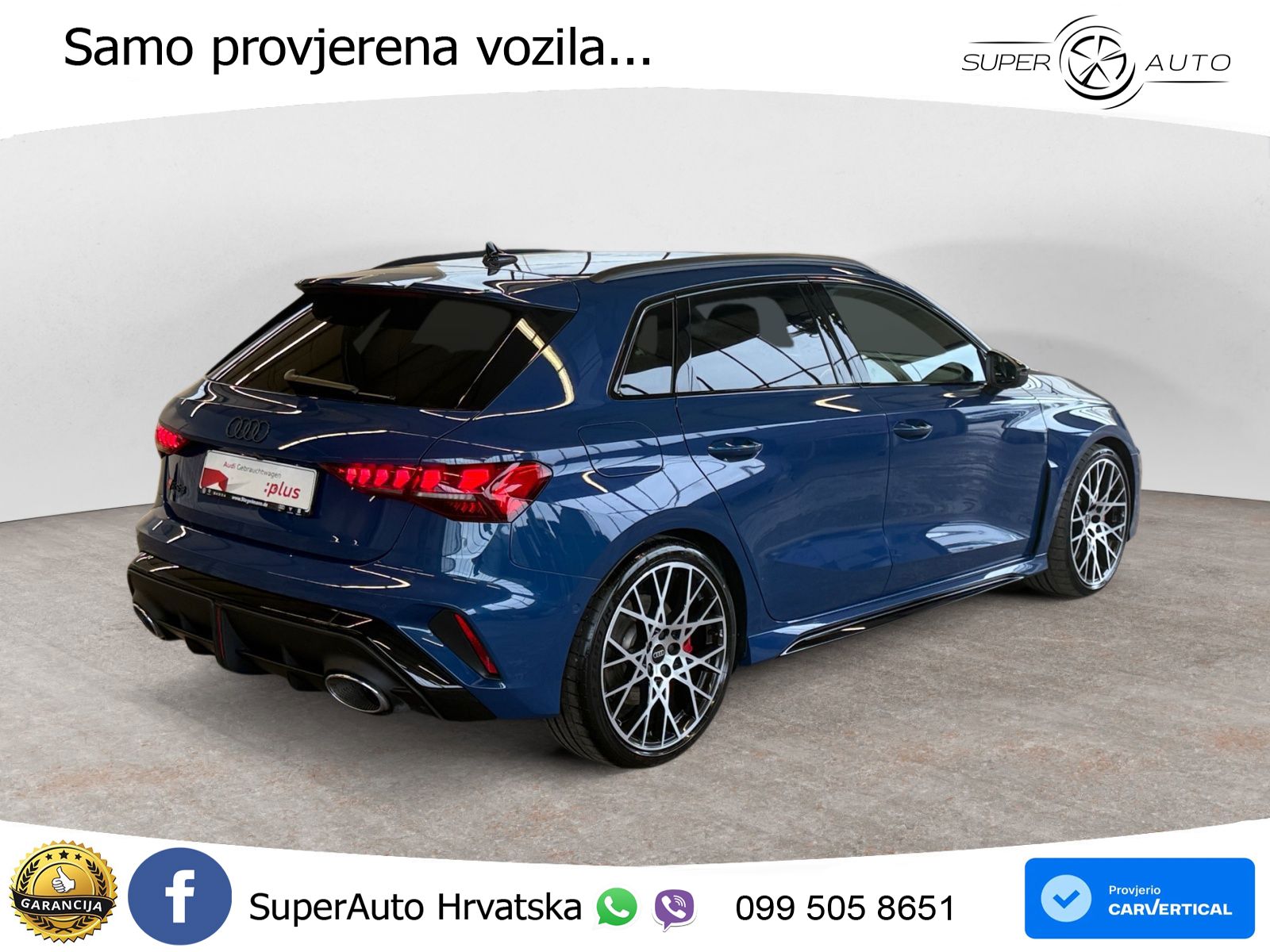 Audi RS3 Sedan 2.5 TFSI (400 KS) quattro S tronic LED+GR SJED+ACC