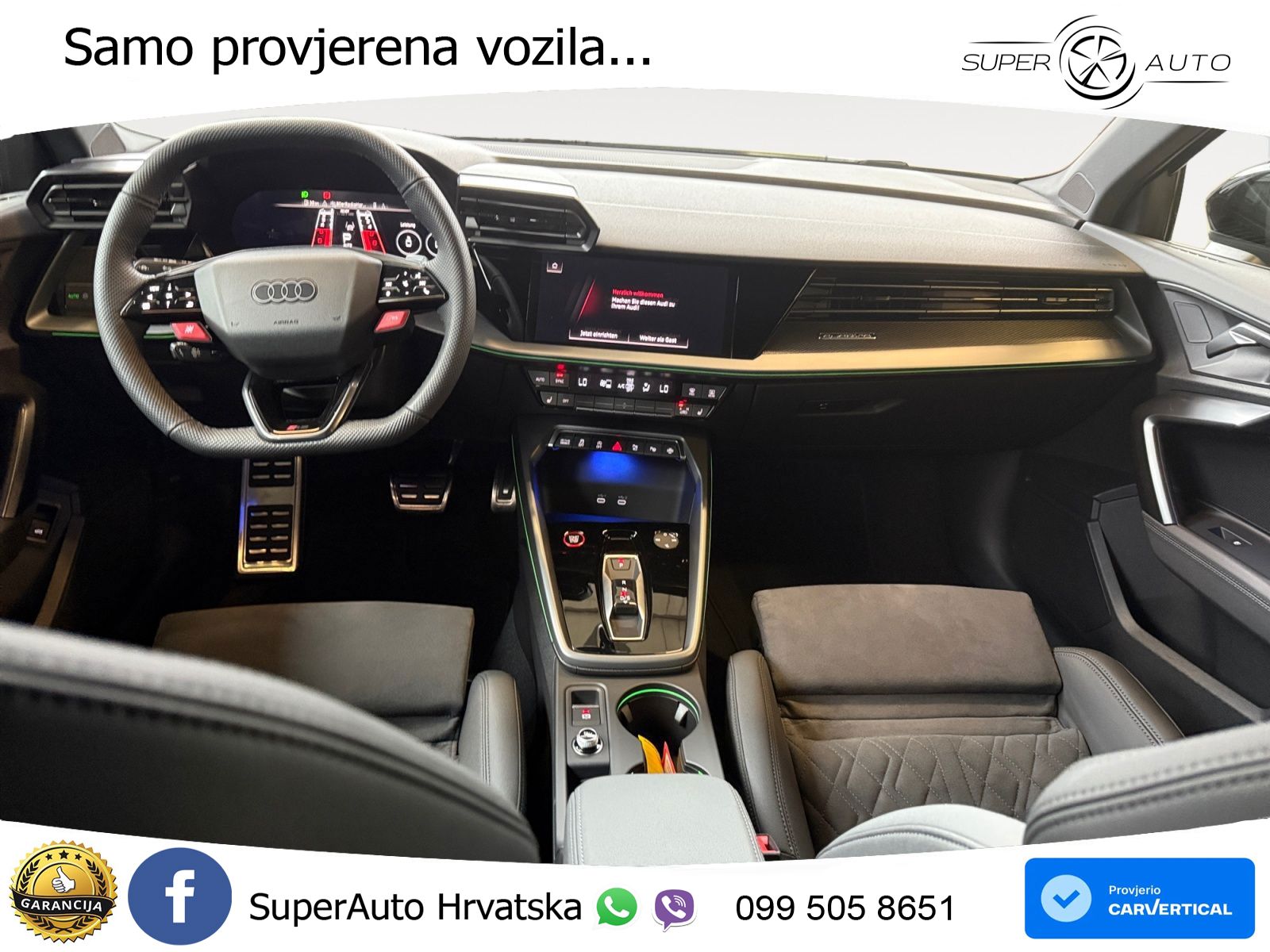 Audi RS3 Sedan 2.5 TFSI (400 KS) quattro S tronic LED+GR SJED+ACC