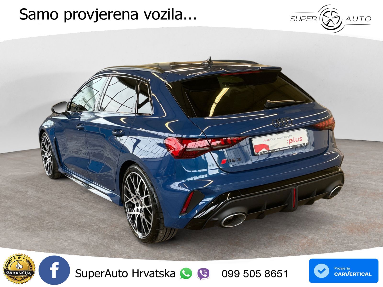 Audi RS3 Sedan 2.5 TFSI (400 KS) quattro S tronic LED+GR SJED+ACC