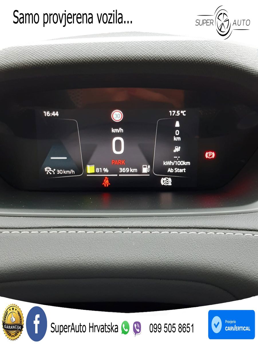 Škoda Enyaq iV 80 82 kWh (204 KS) SportLine LED+GR SJED+ACC