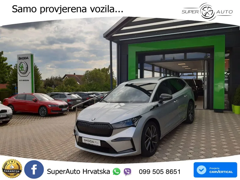 Škoda Enyaq iV 80 82 kWh (204 KS) SportLine LED+GR SJED+ACC