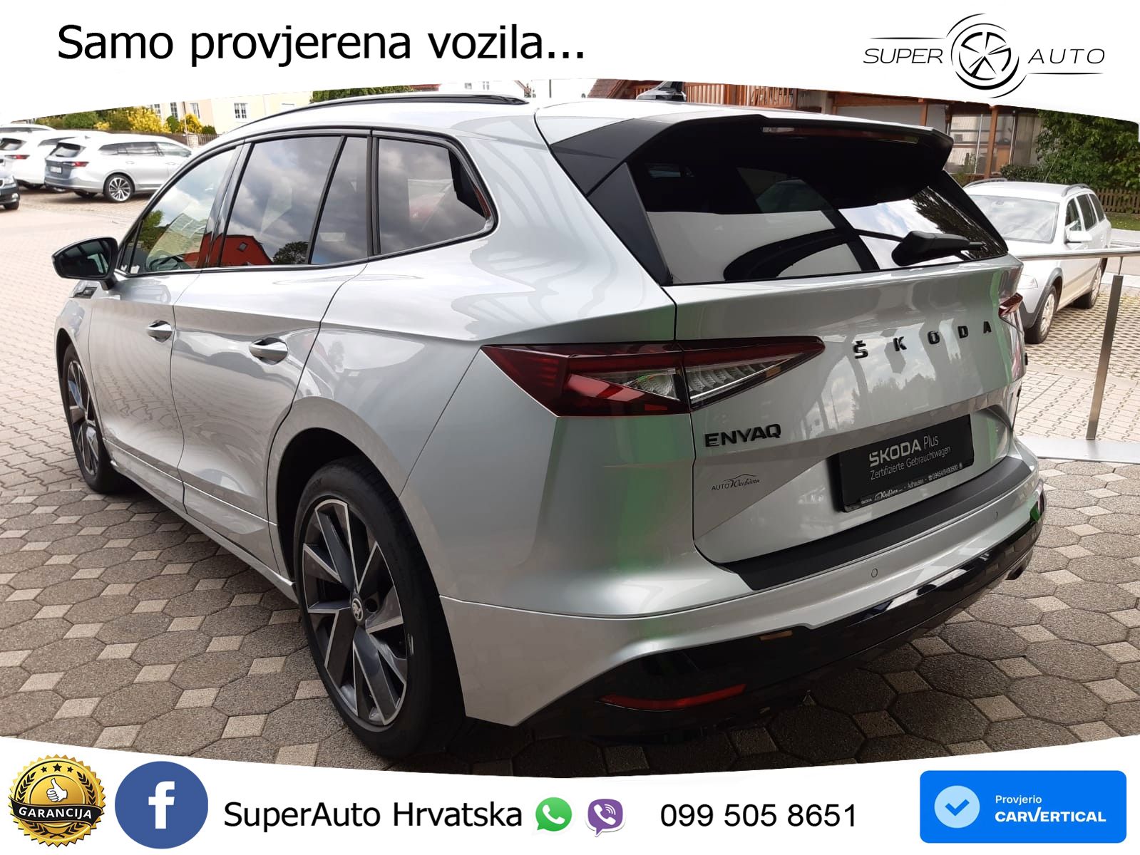 Škoda Enyaq iV 80 82 kWh (204 KS) SportLine LED+GR SJED+ACC