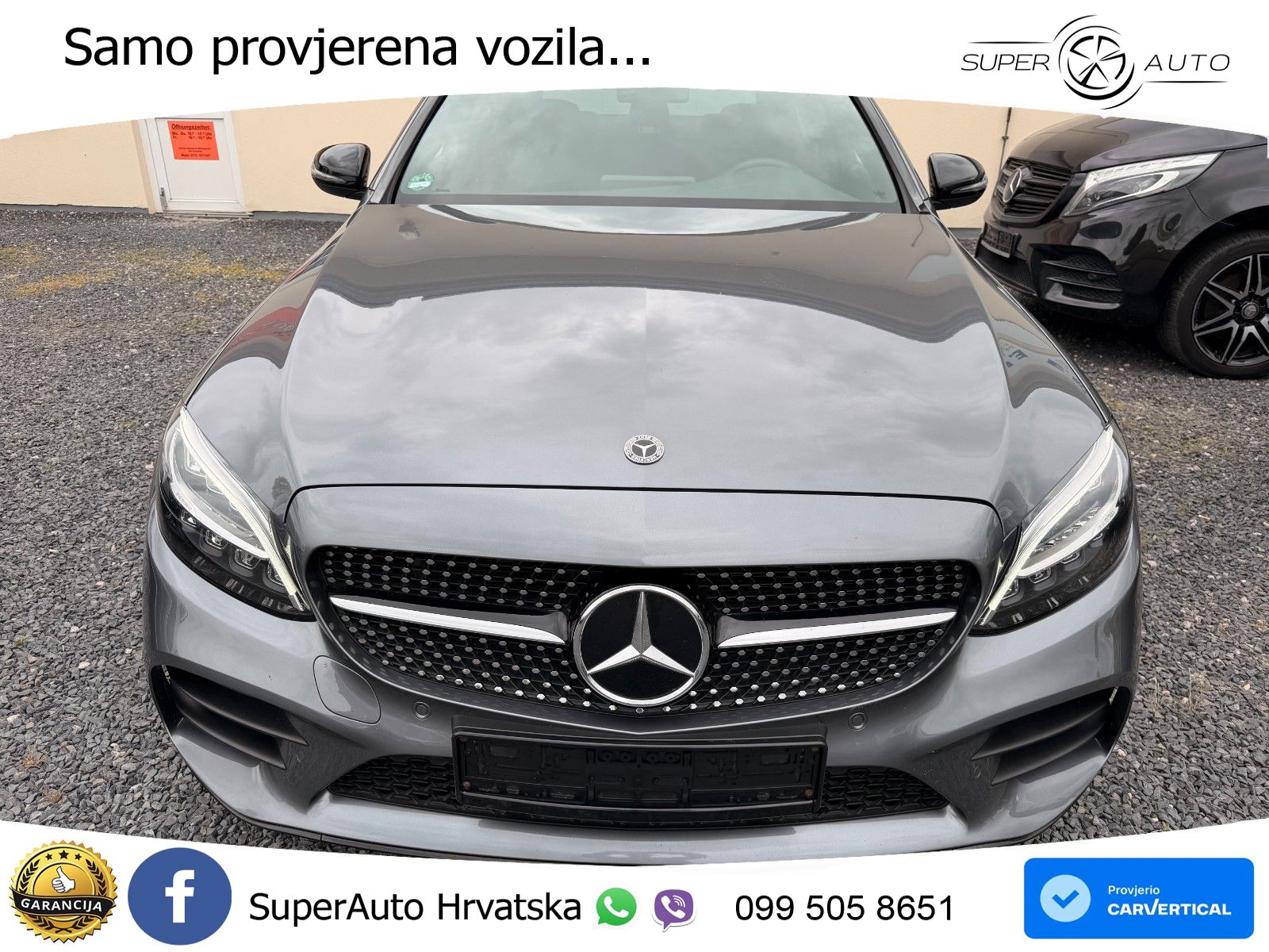 Mercedes-Benz C200 AMG line LED+GR SJED+ACC